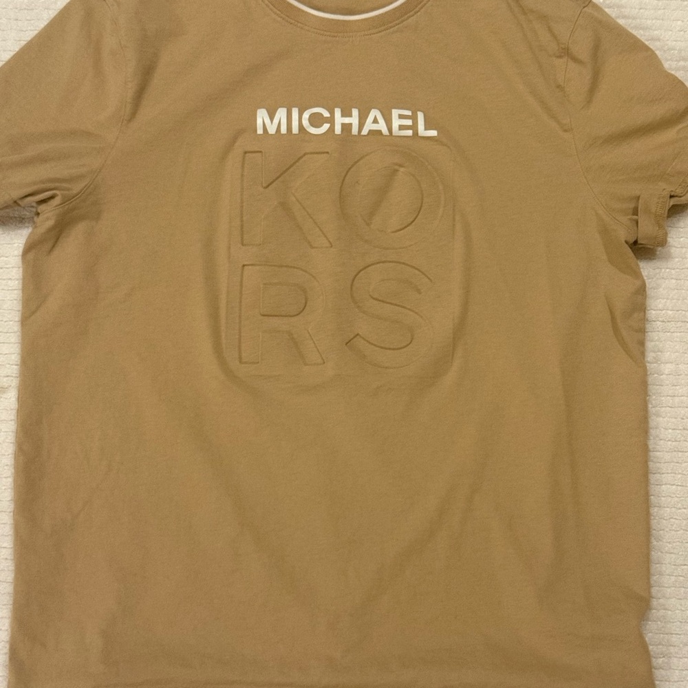 Michael Kors Camel Crewneck Top